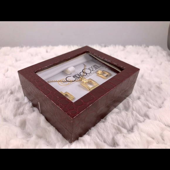 ✅🆕❤️Necklace earring set 10k gold plated - Picture 7 of 7